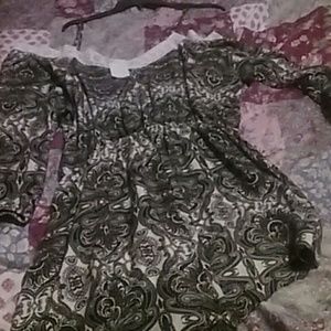 Off the shoulder romper..brand new