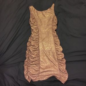Sexy Metallic Bodycon Dress (M)