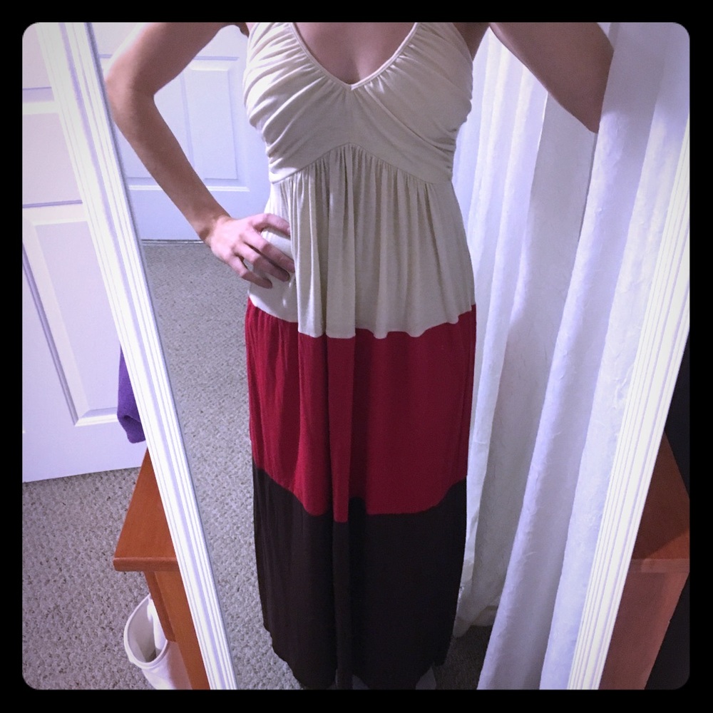 Halter maxi dress