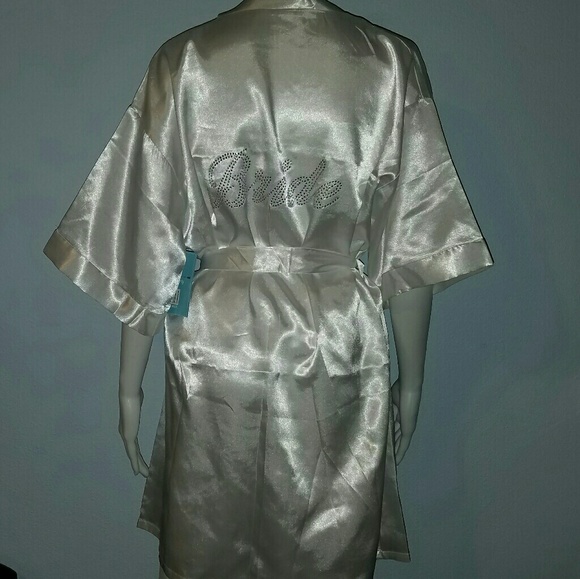 New Bachelorette Party Rhinestone Robe One Size - Picture 2 of 3