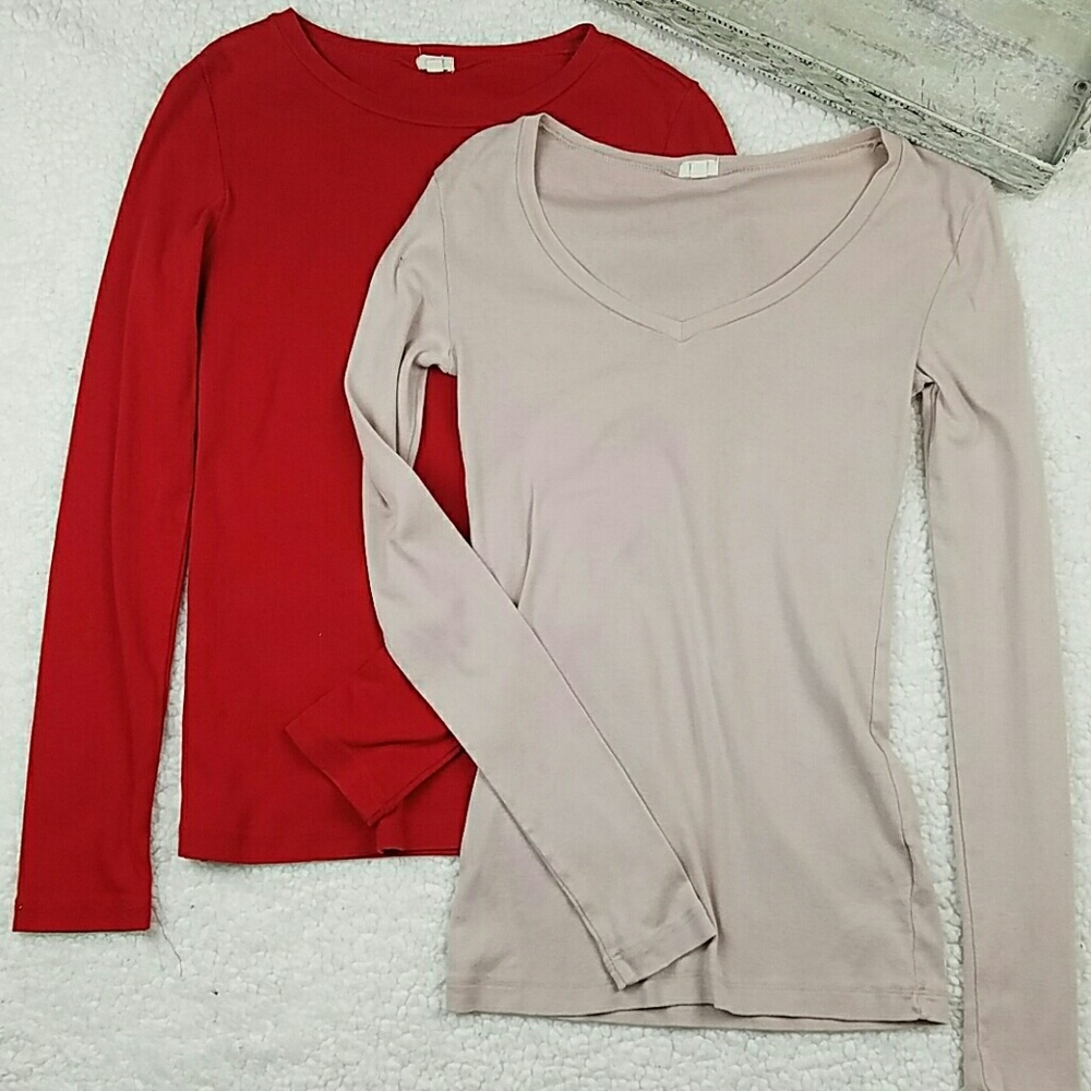 Lot of 2 Casual J Crew T Shirts