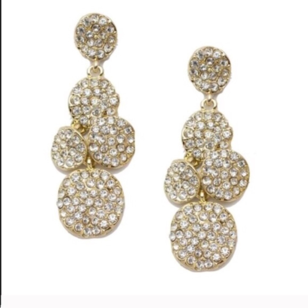 18kgp Crystal Drop Earrings
