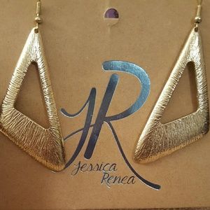 Gold Fashion Earrings