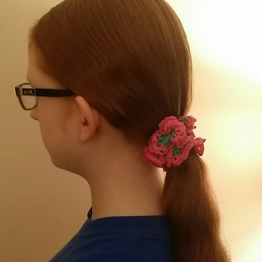 Beautiful Crocheted Scrunchie!