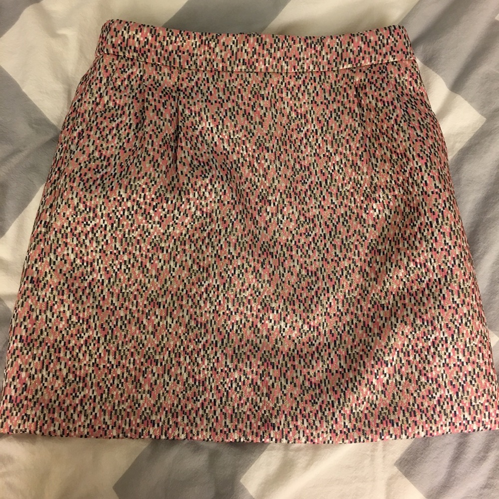 *MUST GO * NWT JCREW pink confetti mini skirt