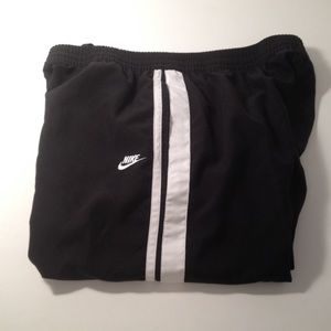 Nike Black and White Track Pants