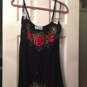 Karlie Black Floral Dress