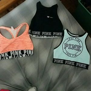 Victorias Secret Pink sports bras