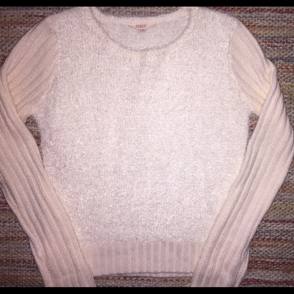 NWOT Sweater with soft bodice