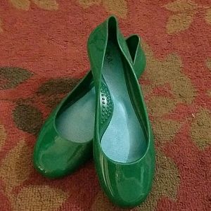 Oka B size 7 Emerald green Taylor Flats