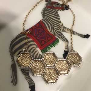 Honeycomb Pendant Necklace