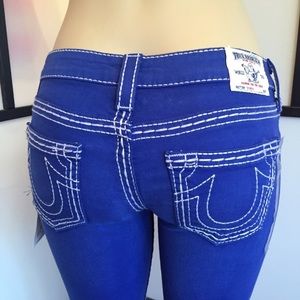 AUTHENTIC TRUE RELIGION ROYAL BLUE JEANS