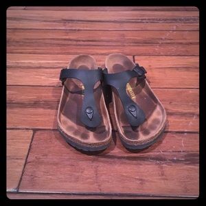 Black Birkenstock sandals
