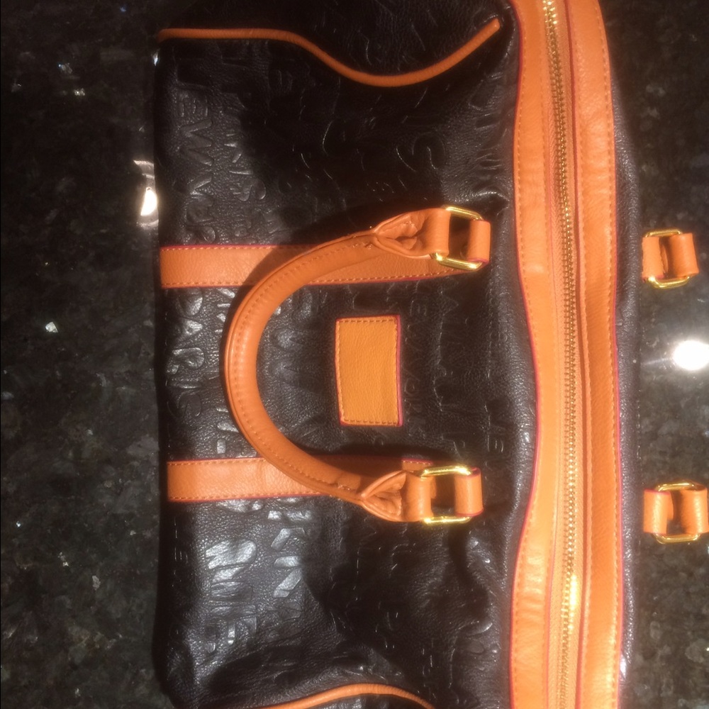 Black and Tan City Satchel