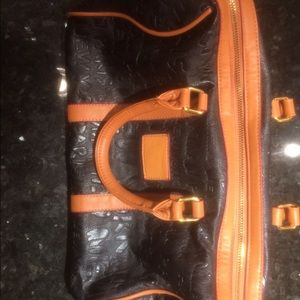 Black and Tan City Satchel