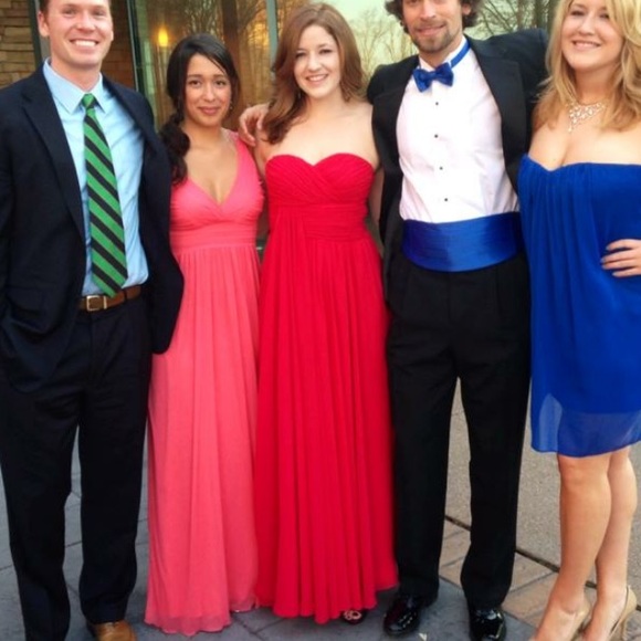 Jill Stuart strapless draped chiffon dress 💃🏼 - Picture 2 of 7