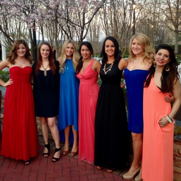 Jill Stuart strapless draped chiffon dress 💃🏼 - Picture 4 of 7