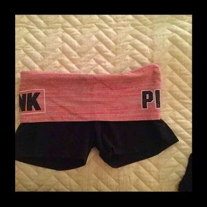 Pink vs coral shorts