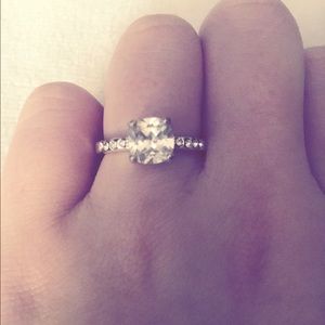 Beautiful fake diamond ring.