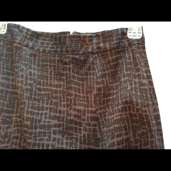 Women's Ann Taylor Loft Black/Gray Pencil Skirt - Picture 2 of 2