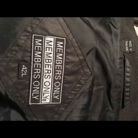 Large 42L members only racer jacket - Picture 3 of 3