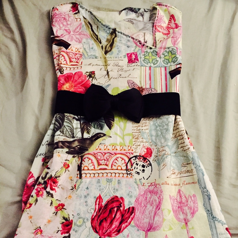 Dress top with bow