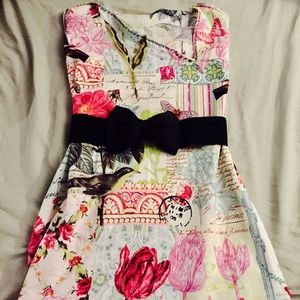 Dress top with bow
