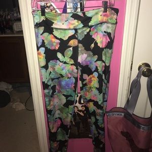 Floral leggings