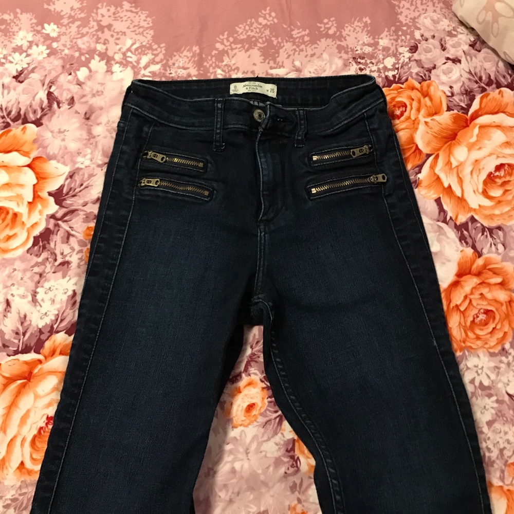 ABERCROMBIE moto jeans