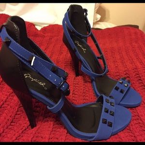 Blue heels
