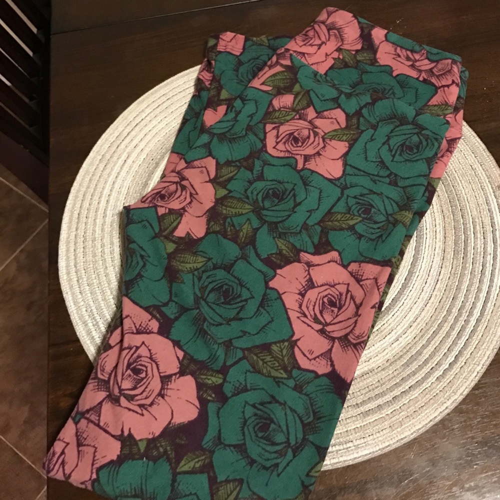 Lularoe Leggings roses