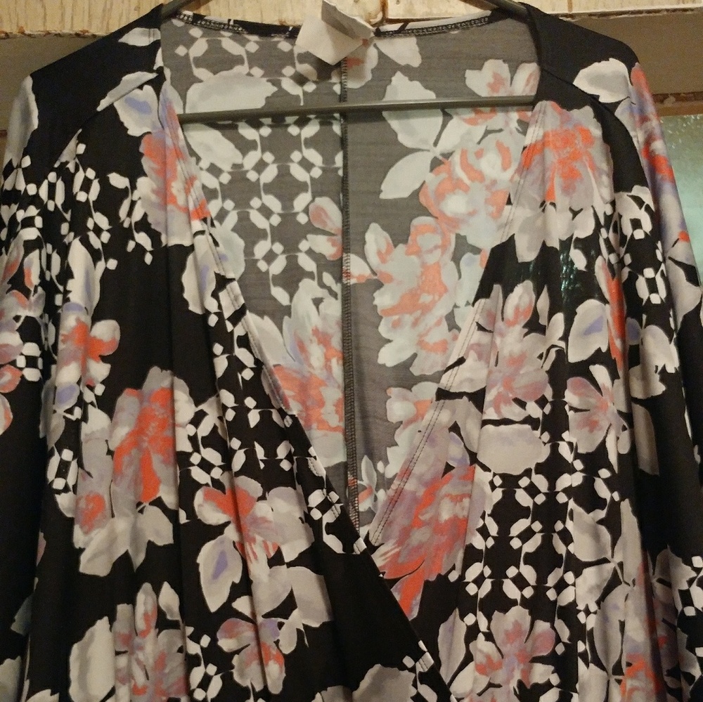Faux wrap dress