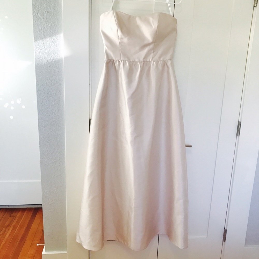 Alfred Sung Strapless Black Tie/Bridesmaids Dress