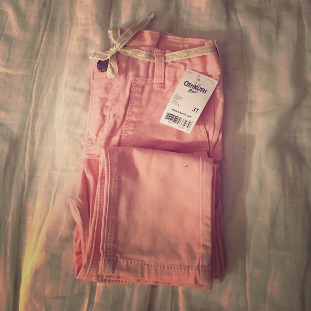 Pastel Pink Cargo Pants