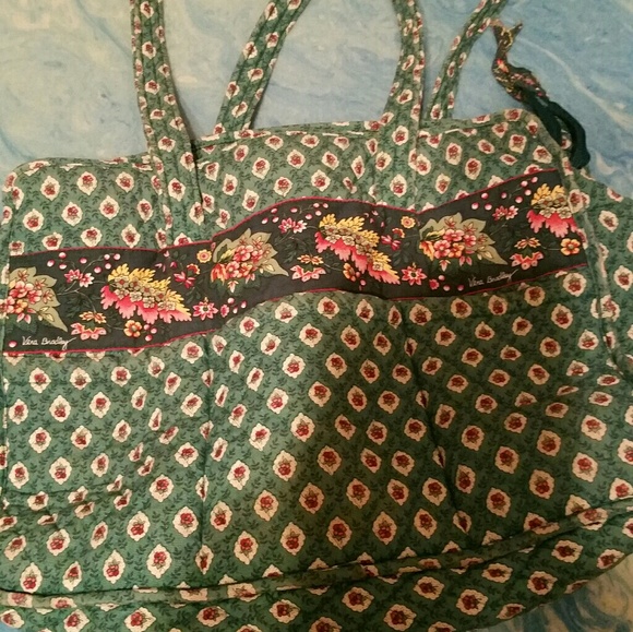 Green Vera Bradley Diaper Bag - Picture 1 of 1
