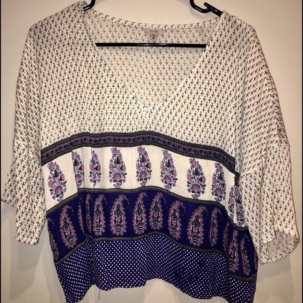 Urban Outfitters: Gypsy quarter-sleeved blouse