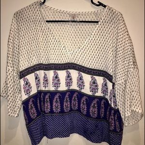 Urban Outfitters: Gypsy quarter-sleeved blouse