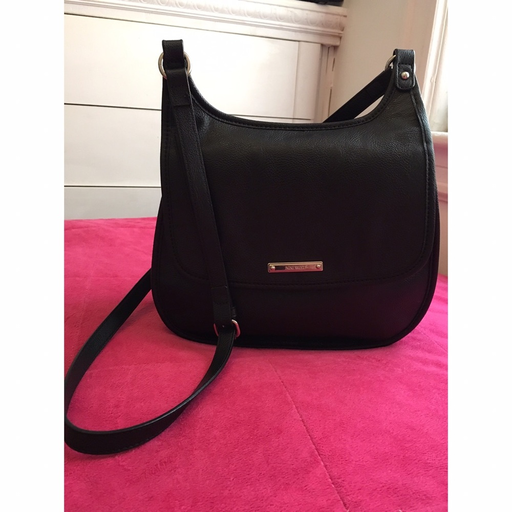Nine West Black Crossbody Bag, Black