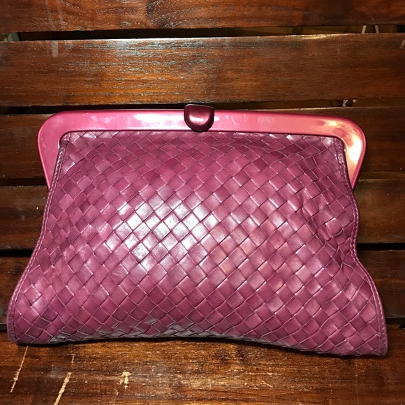 Bottega Veneta Handbags - Vintage Bottega Veneta 1980's Woven Clutch