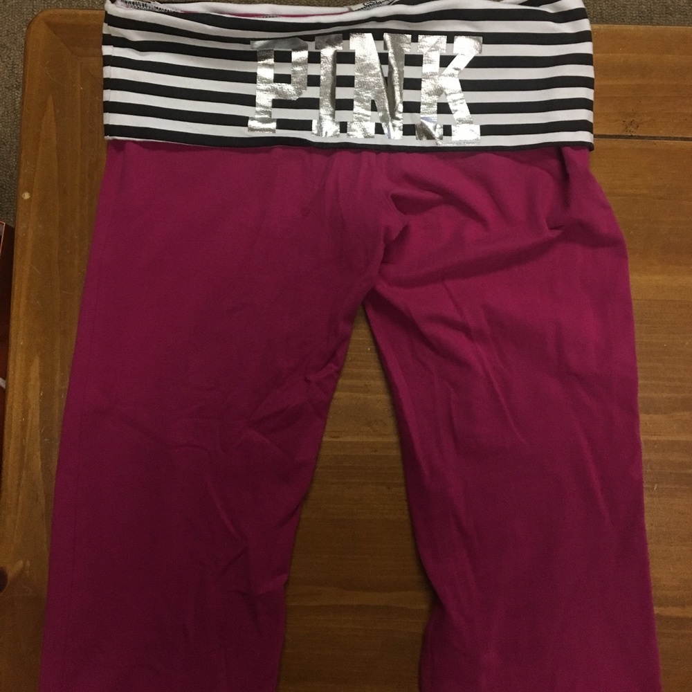 PINK medium yogas pants