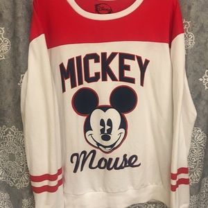 Forever 21 2X DISNEY MICKEY MOUSE Crewneck Sweater