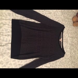 Patterned thick sweater