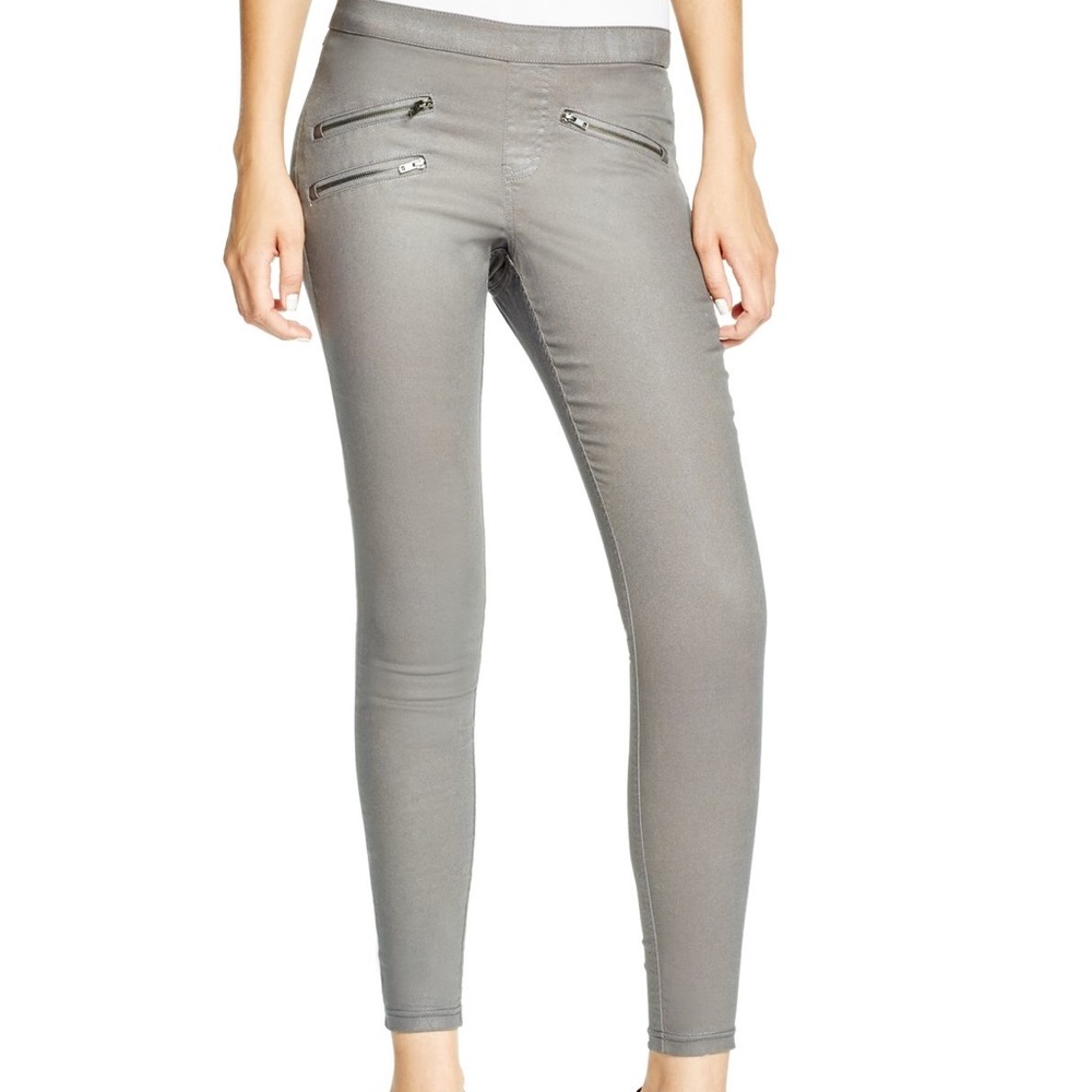 HUE Glossy Leggings - Graphite