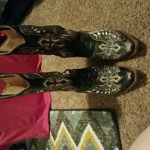 Corral western snip toe boots