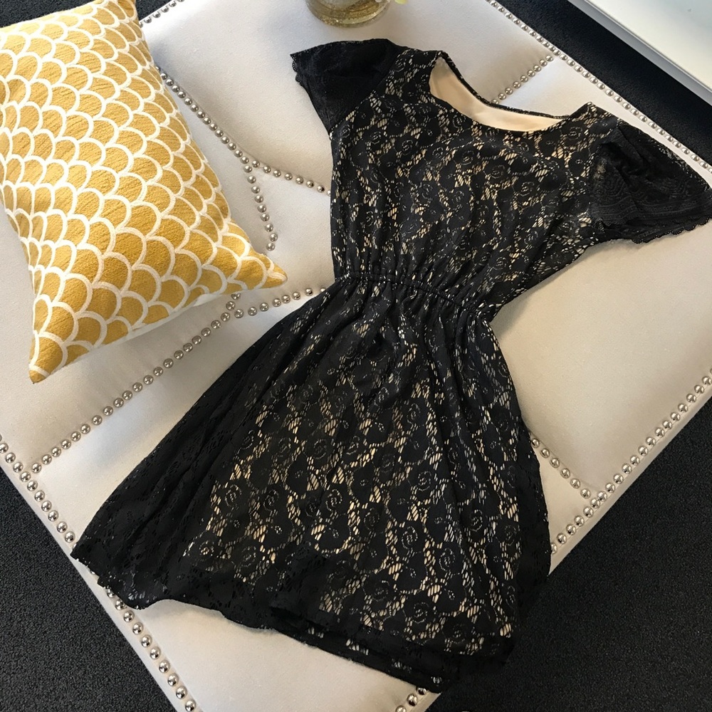Lacy black dress