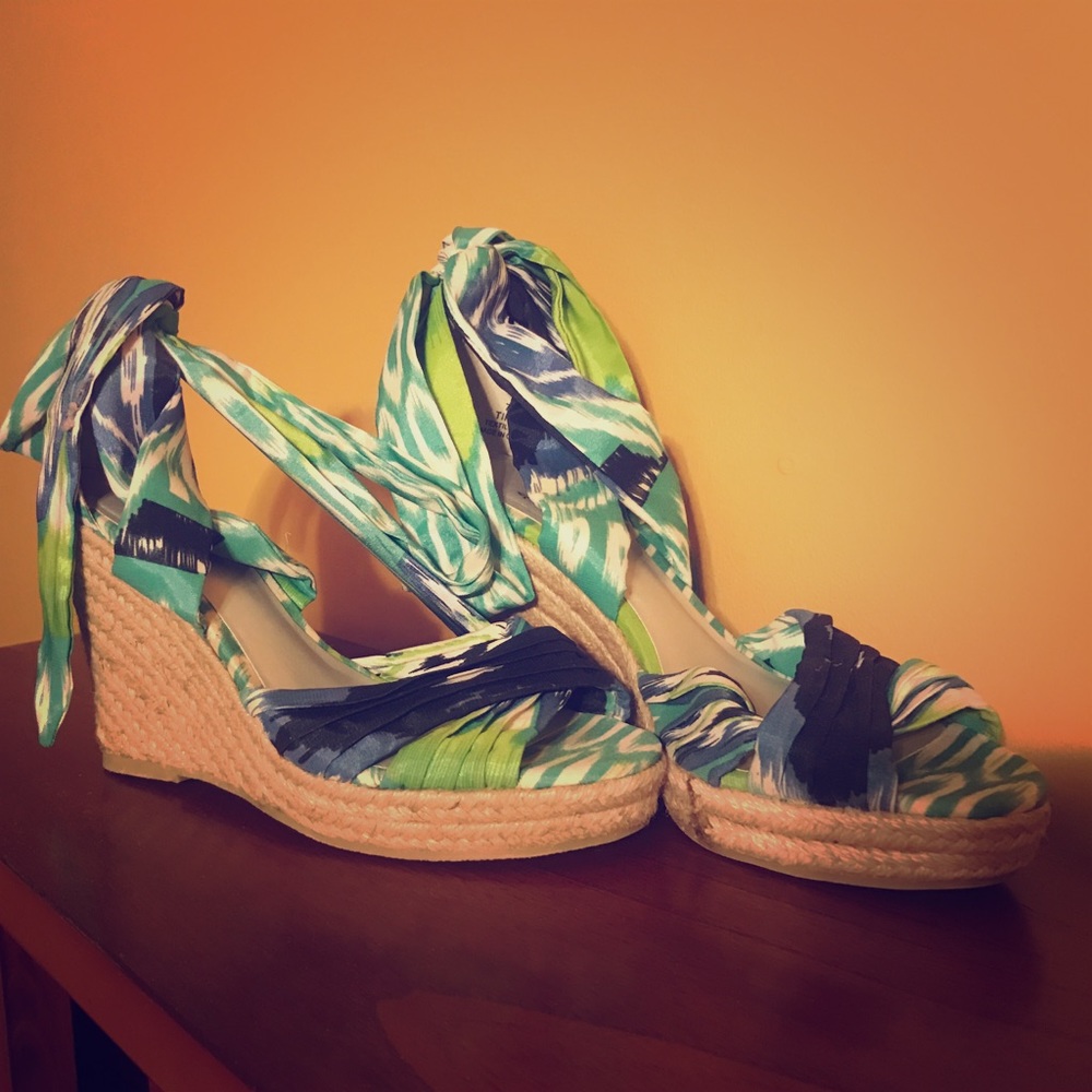 END OF SUMMER SALE!! 48hrs! Espadrille Wedge Heels