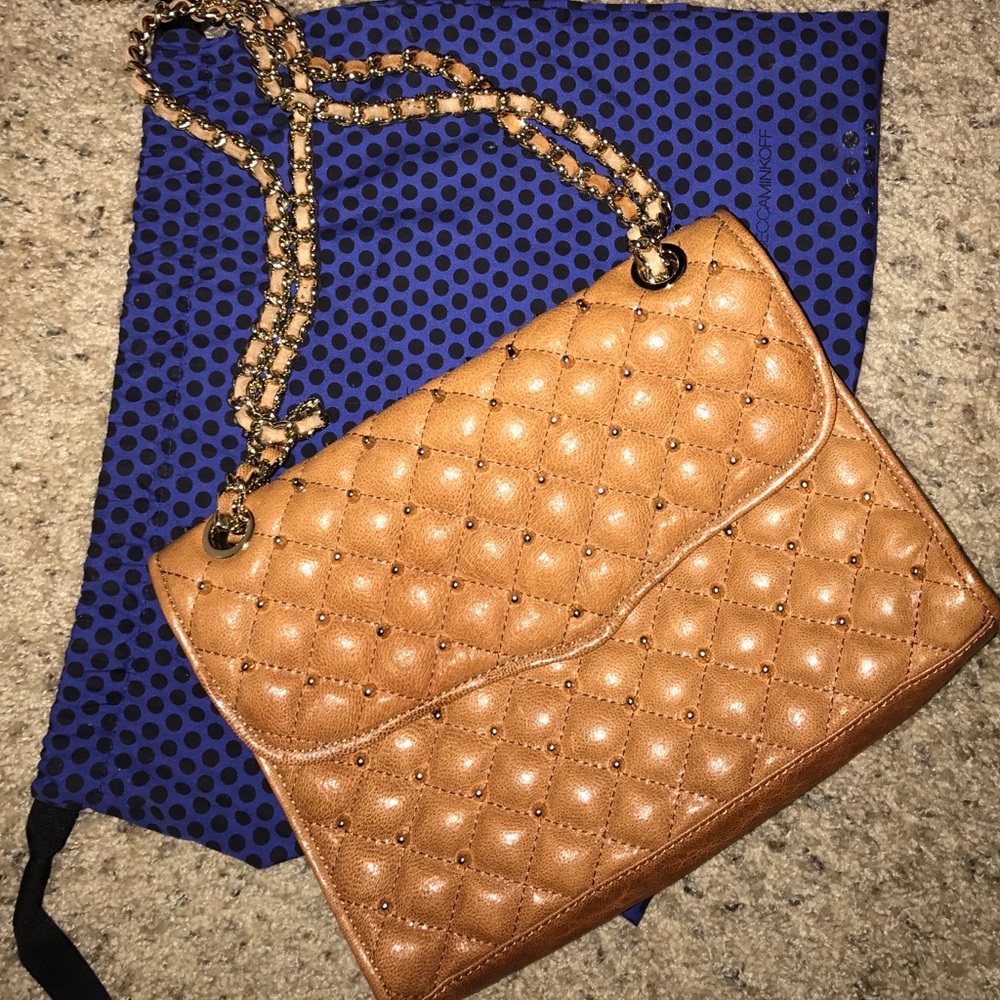 Rebecca Minkoff tan leather purse