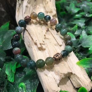 Woman's Agate Stone Bracelet