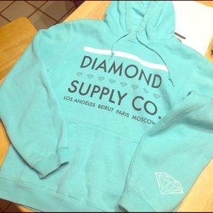 Blue diamond hoodie