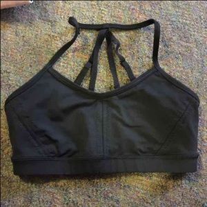 Black Strappy Lululemon Sports Bra